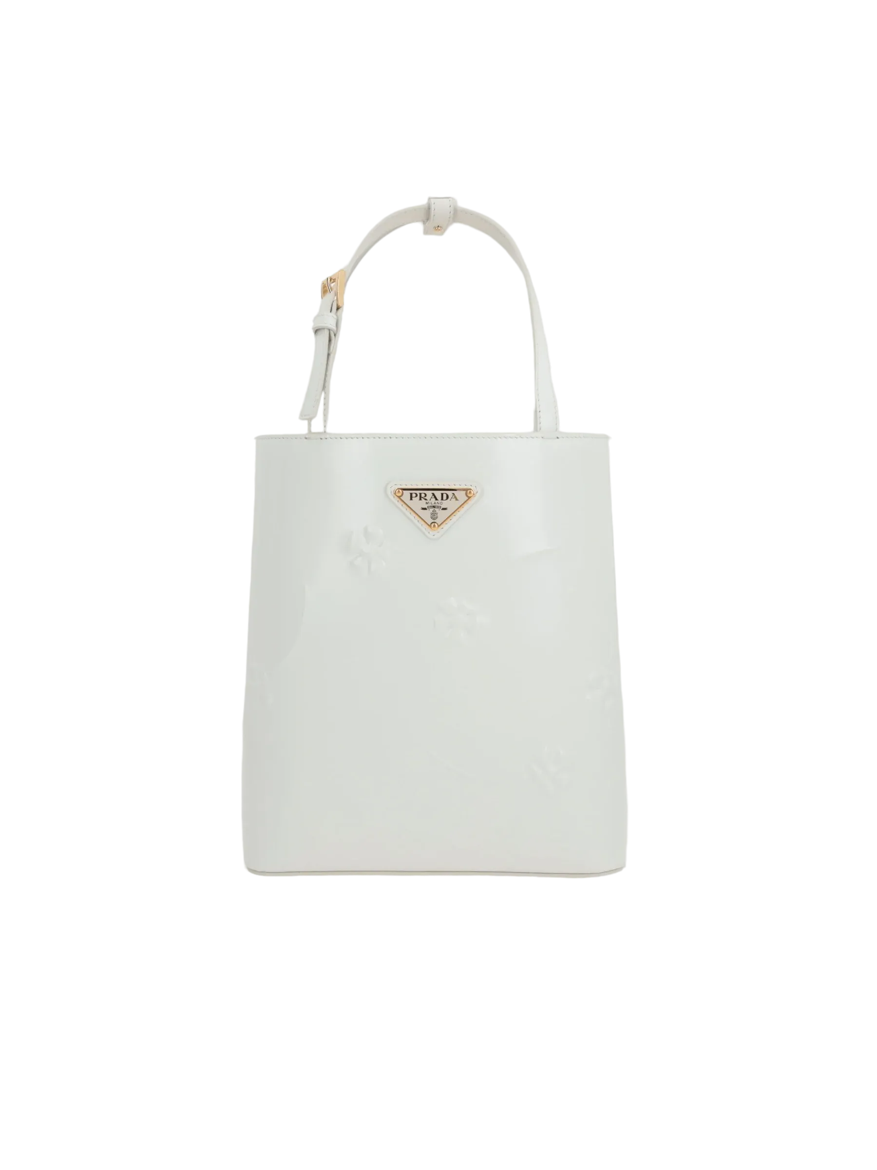 Brushed Leather Logo Tote