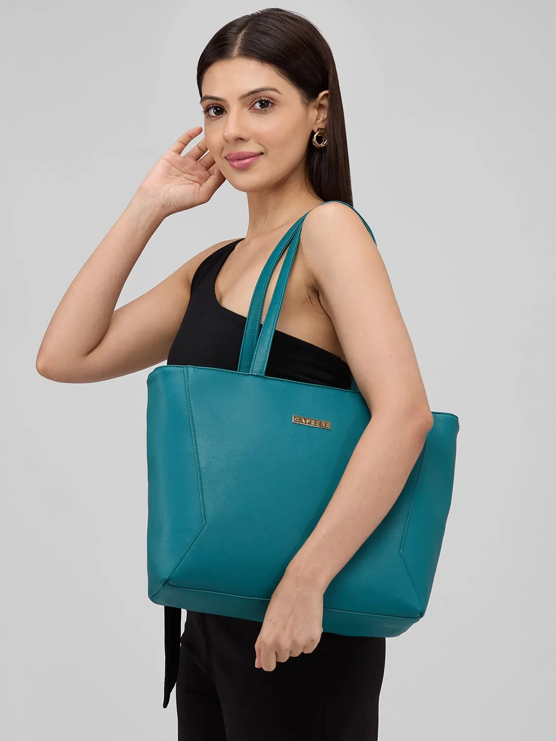 Caprese Covey Tote Large Teal