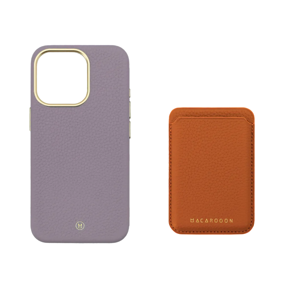 iPhone 13 Leather MagSafe Case with Leather MagSafe Wallet