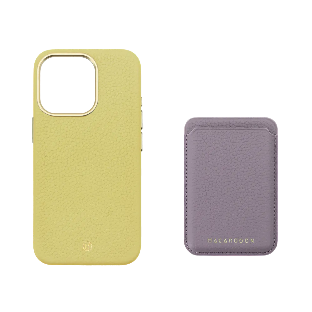 iPhone 13 Leather MagSafe Case with Leather MagSafe Wallet