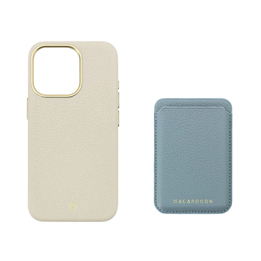 iPhone 13 Leather MagSafe Case with Leather MagSafe Wallet