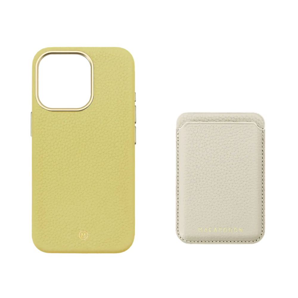 iPhone 13 Leather MagSafe Case with Leather MagSafe Wallet