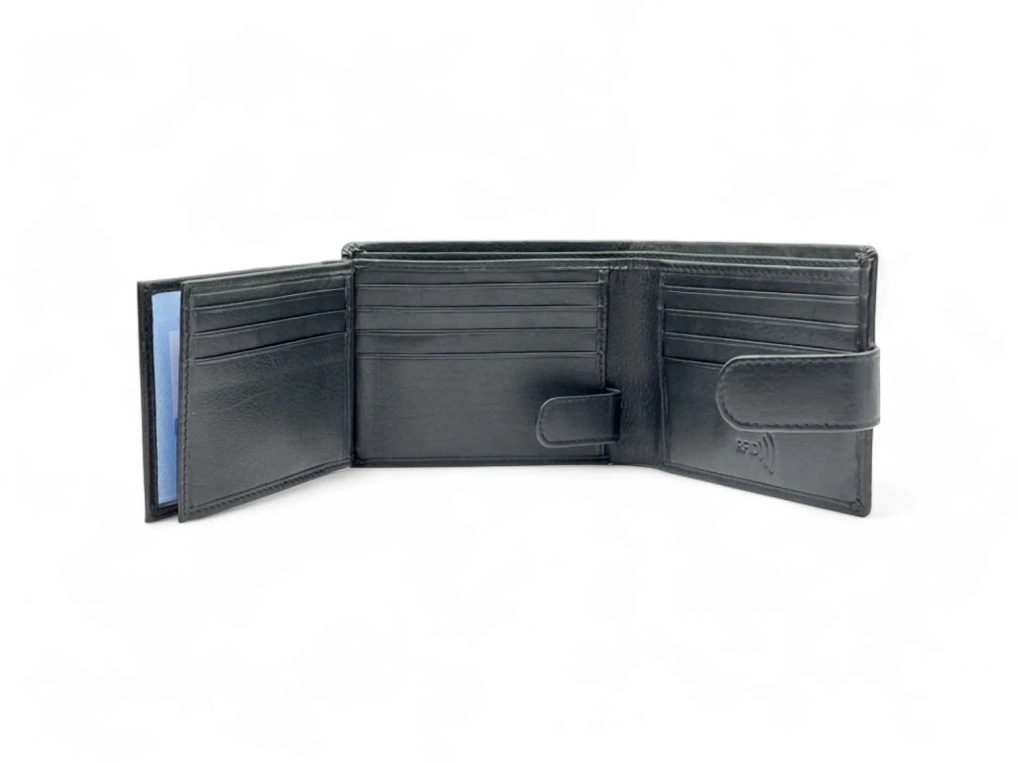 Smooth Premium 20 Card Billfold RFID Wallet Loop #1013L