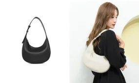 Trendy Half Moon Crescent Saddle Bag