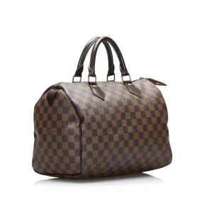 Trendy Inspired Louis Vuitton Speedy 30 Damier Ebene Canvas